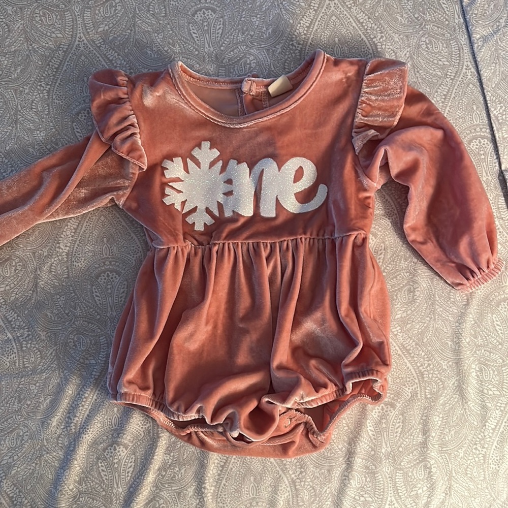 Winter “Onederland” romper